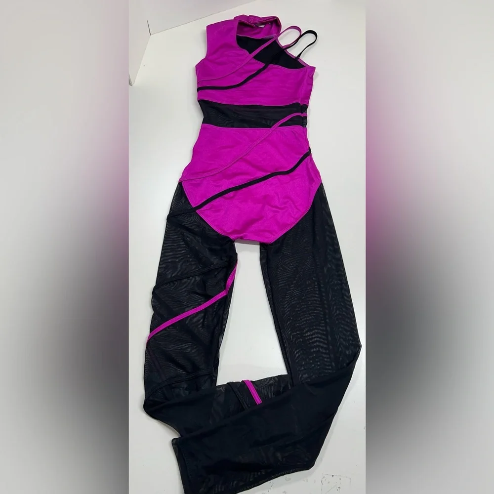 Weissman Elite Dance Strappy Mesh Unitard Acro
Costume Size Adult XS NEW Pink - Picture 2 of 10